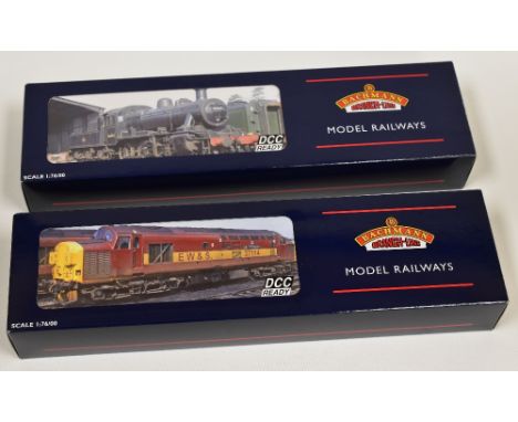 TWO BACHMANN 00 GAUGE LOCOMOTIVES; 1. Class 37/0 Diesel 37025 BR Blue/Large Logo weathered (32-780W) 2. IVATT Class 2 2-6-0 4