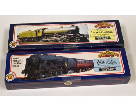 TWO BACHMANN 00 GAUGE LOCOMOTIVES; 1. Thompson '61190' B1 Class 4-6-0 BR Lined Black L/Crest 2. Rebuilt Jubilee Class 4-6-0 '