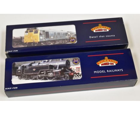 TWO BACHMANN 00 GAUGE LOCOMOTIVES; 1. Class 25/1 BO-BO Diesel D5211 Green (32-325) 2. Fairburn Tank 42073 BR Lined Black Late
