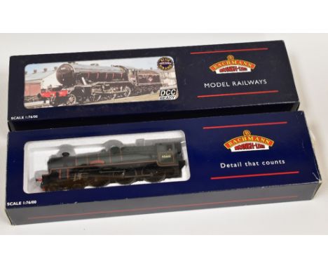TWO BACHMANN 00 GAUGE LOCOMOTIVES; 1. BR Lined Black Late Crest Stepped Tender K3 61949 2. BR 'Lord Rutherford of Nelson' 456