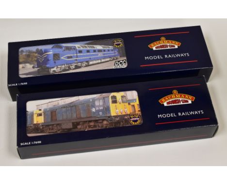 TWO BACHMANN 00 GAUGE LOCOMOTIVES; 1. Class 20 Diesel D8169 BR Green with Indicator Boxes (32-028A) 2. 'DELTIC' Exclusive to 