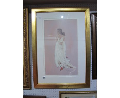 Kay Boyce Graphite Signed Ltd Edition Colour Print, 'Clare II', 340/500, published by Solomon and Whitehead Ltd, 53 x 31.5cms