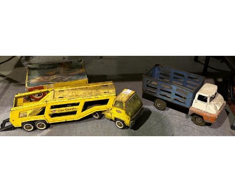 Vintage Tonka and similar tinplate toys. Not available for in-house P&amp;P 