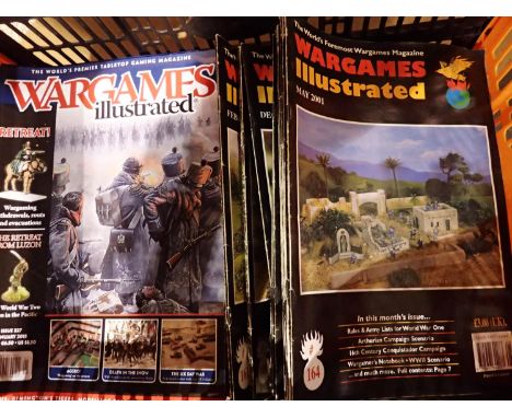Wargaming and Military Modelling magazines; Wargames Illustrated x58, Military Modelling x13, Miniature Wargames x6, Wargames