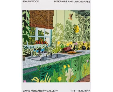 Jonas Wood (b.1977)Interiors and LandscapesOffset lithograph printed in colours, 2017, from the edition of an unknown size, o