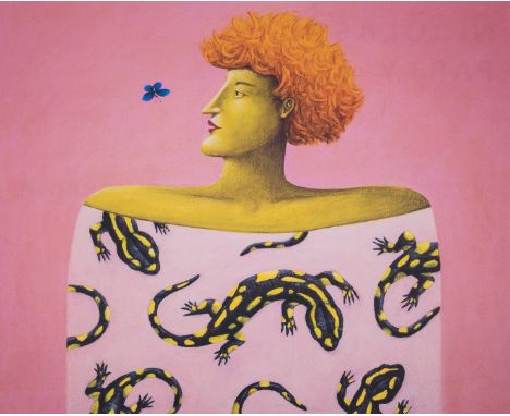 Nicolas Party (b.1980) after.PolychromeOffset lithograph printed in colours, 2019, with text verso, from the edition of unkno