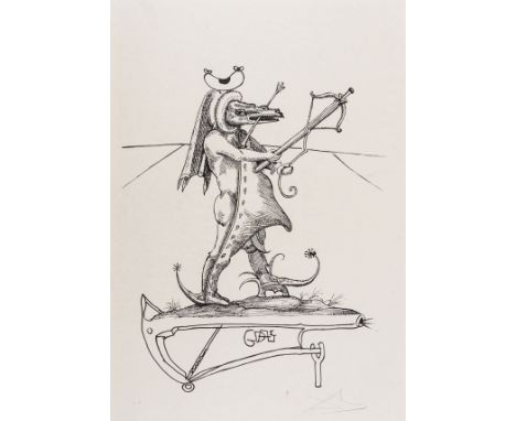 δ Salvador Dalí (1904-1989)From les songes drôlatiques de Pantagruel (Field 73-7; M&amp;L 1410)Lithograph, 1973, signed and i