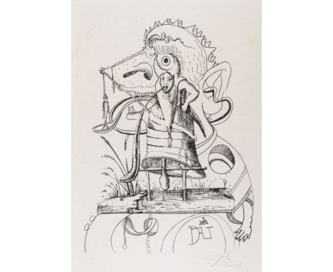 Salvador Dalí (1904-1989)From les songes drôlatiques de Pantagruel (Field 73-7; M&amp;L 1408)Lithograph, 1973, signed and ins