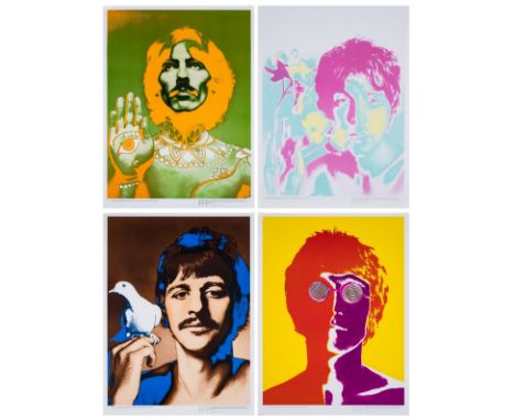 Richard Avedon (1923-2004)The BeatlesThe set of four offset lithographs in colours, 1967, published by Stern Magazine, Hambur