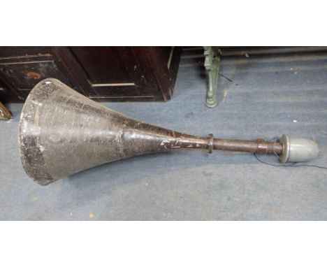 A LARGE VINTAGE LOUD SPEAKER, BY "IGRANIC" circa 1930s (overpainted) 127cm long (overall)