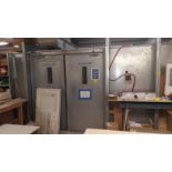 Galvanised Steel Spray Booth (Approx 4m x 4m) and Drying Room (Approx 4m x 2m) with extraction to