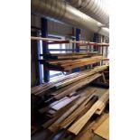 Bay of Steel Fabricated Cantilever Racking – Contents Excluded