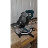 Makita MLS100 Compound Mitre Saw, (2018) S/N 295474 240v- Located on 1st Floor