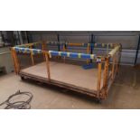 Steel Fabricated Heavy Duty Platform Trolley, approx 2.5m x 1.5m - Located on 1st Floor