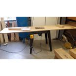 Makita 3612c 1,850w 1/2in Plunge Router (2004) S/N 128875E and Timber Worktop – To Be Disconnected