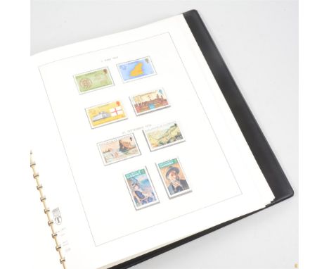 A collection of stamps covering Guernsey (album with mint stamps, stock book and three envelopes), Alderney and the Channel I