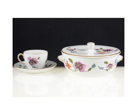 A collection of Royal Worcester Astley pattern oven to table ware, (37).