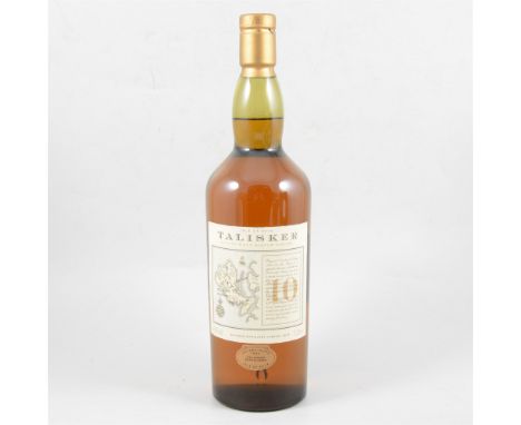 Talisker, 10 year old - Map label, single malt Scotch whisky, Isle of Skye, 1000ml, 45.8%