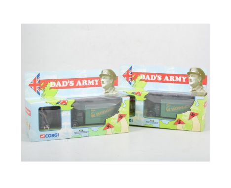 Seven Corgi "Dad's Army" boxed "Hodges Bedford O Series Van with Figure" 18501
