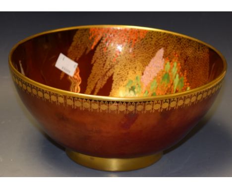 A Carltonware Rouge Royale fruit bowl