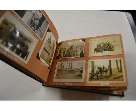 A WW2 British Army photograph album of North Africa 