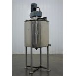 B&G Machine Company 100 Gallon Stainless Steel Jacketed Mixing Tank