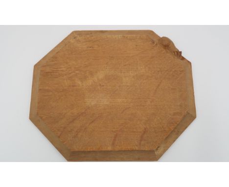 A Robert Thompson Mouseman breadboard 