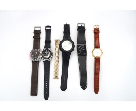 A selection of modern watches including Casio etc 