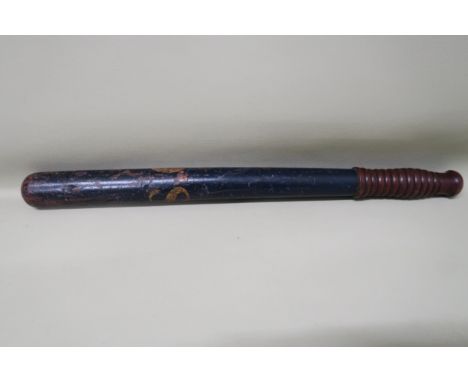A Suffolk constabulary truncheon, 47cm long x 3.5cm wide 