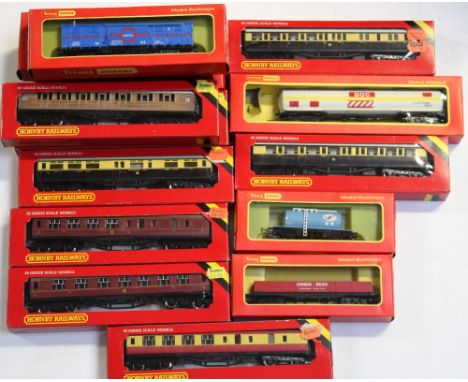 A collection of Tri-ang Hornby OO gauge model railway stock to include Transfesa Ferry Van, Bowaters China Clay Wagon, 219 Bo