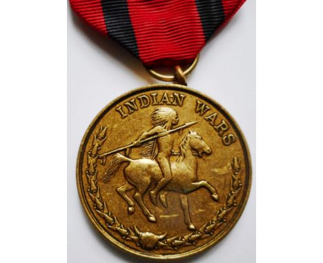 An American Indian Wars Service Medal (Army), instituted in 1907 it covers the various battles and skirmishes with native Ame