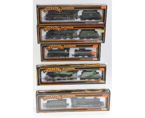 A collection of Mainline Railways OO gauge model locomotives to include an 0-6-0 2251 Class Collett locomotive G.W.R. green n