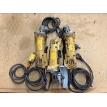 Lot of 3: DeWalt D28402 4 1/2” Angle Grinders