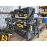 Lot of 10: Assorted DeWalt Tool Boxes