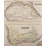 19th Century English School. "North Africa/ South Africa", Map, Drawn and Engraved for Thomson's New