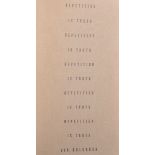 Rachel Howard (1969- ) British. "Repetition is Truth", Book, Signed and Inscribed 'to Loic, a very