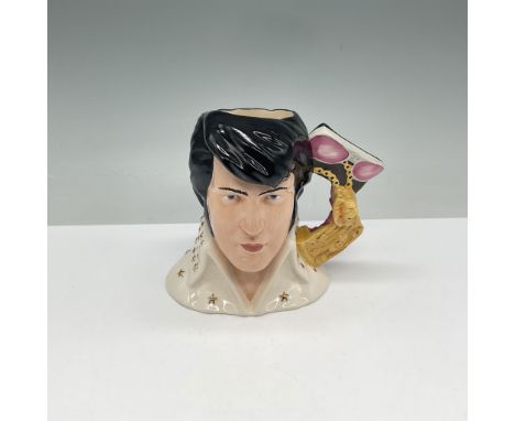 A Royal Doulton limited edition character jug commemorating Elvis Presley's 30th anniversary. Designed with remarkable detail