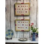 A COLLECTION OF 20TH CENTURY SWEDISH AND GERMAN FRAMED WAX SEALS