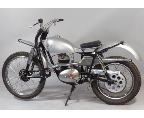 A Vintage Dot Trials Bike. With Registration Certificate V5C. Specail Note: Declared Manufactured 1954. 9206 EH.