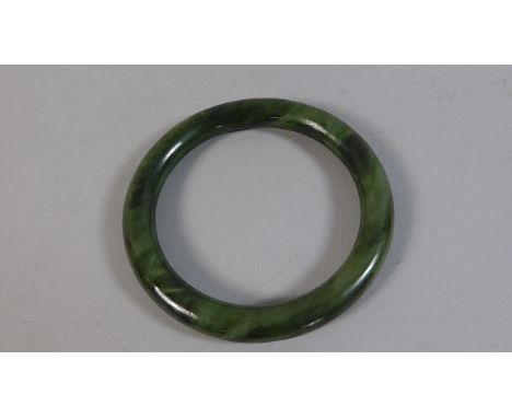 A Vintage Nephrite Bangle