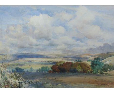 Henry R Wilkinson (British 1884-1975): Rolling Hills, watercolour signed 26cm x 36cm

DDS - Artist's resale rights may apply 