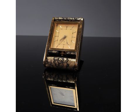 Jaeger-Lecoultre travel clock - Weight:  266 g - Region: Suisse - Sizes: H 105 mm L 63 mm - Condition: Good condition