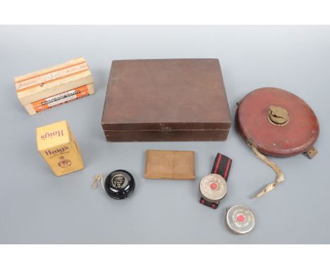 Collectors' items including a Johnson Photo Tint Outfit for colouring postcards, prints and lantern slides, A1 and other tape