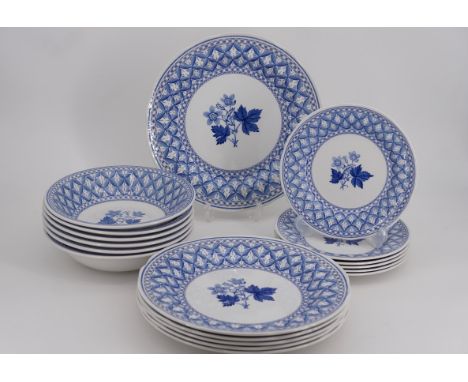 Spode blue-and-white dinnerware