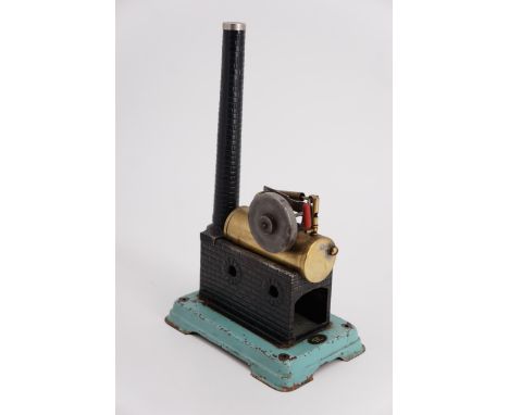 An early 20th German Doll &amp; Co live-steam model overtype stationary engine