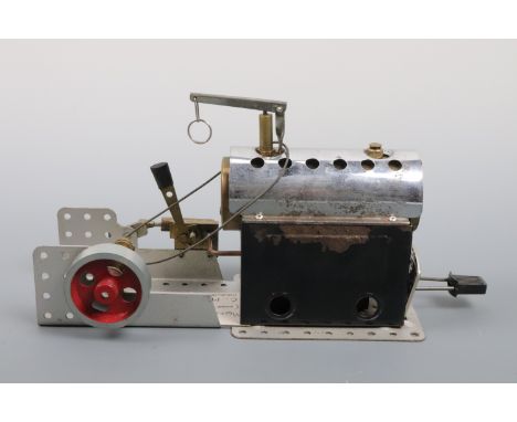 A Meccano / Mamod live-steam model stationary engine