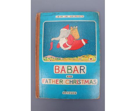 Jean de Brunhoff Babar and Father Christmas, Methuen &amp; Co, 1940, (First Edition)