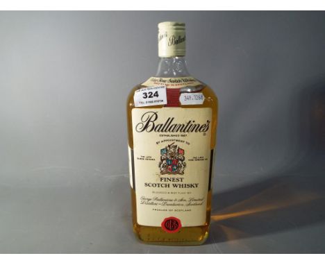 A bottle of Ballantine's finest Scotch whisky, 100cl  This lot must be paid for and removed no later than close of business o