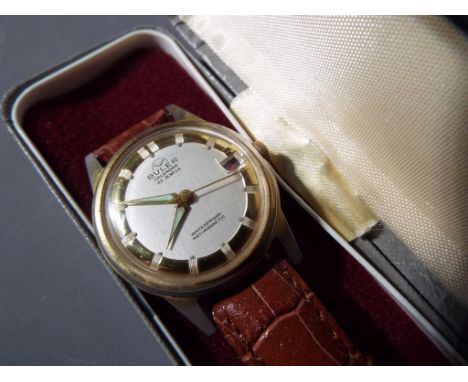A gentleman's 25 jewel vintage Buler calendar wristwatch  This lot must be paid for and removed no later than close of busine