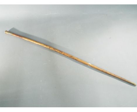 A Border Regiment swagger stick, approximately 68 cm (l) This lot must be paid for and collected (or despatched) no later tha